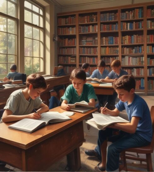 escola na literatura